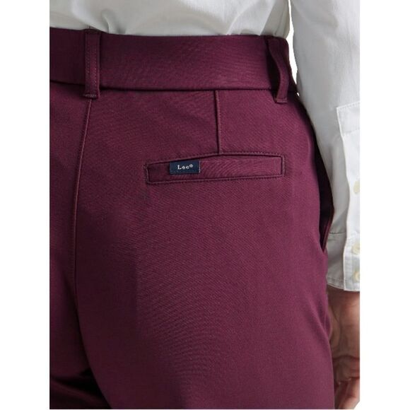 Lee Women's Wide Leg Pull-On Comfort Waist A-Line Knit Dress Pant Size 8M - Picture 4 of 8